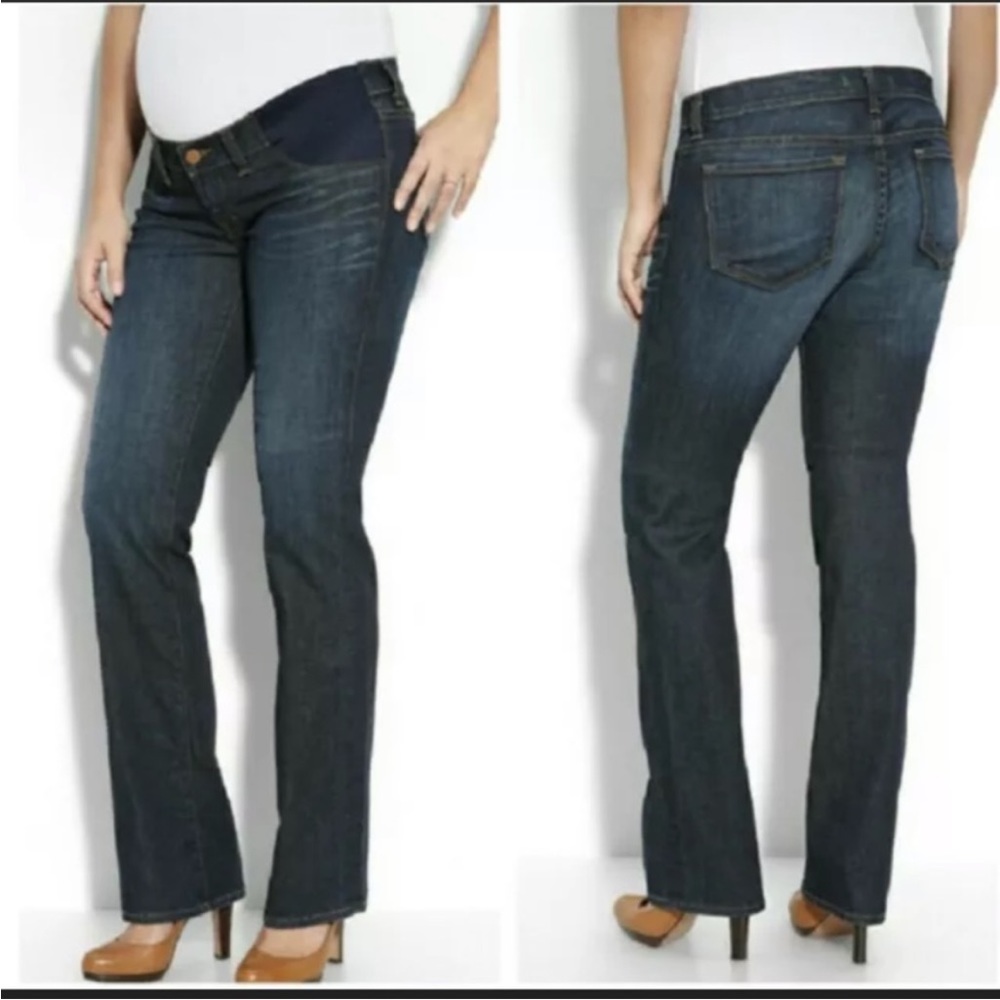 J Brand Mama J Maternity Dark Wash Flare Jeans Size 29